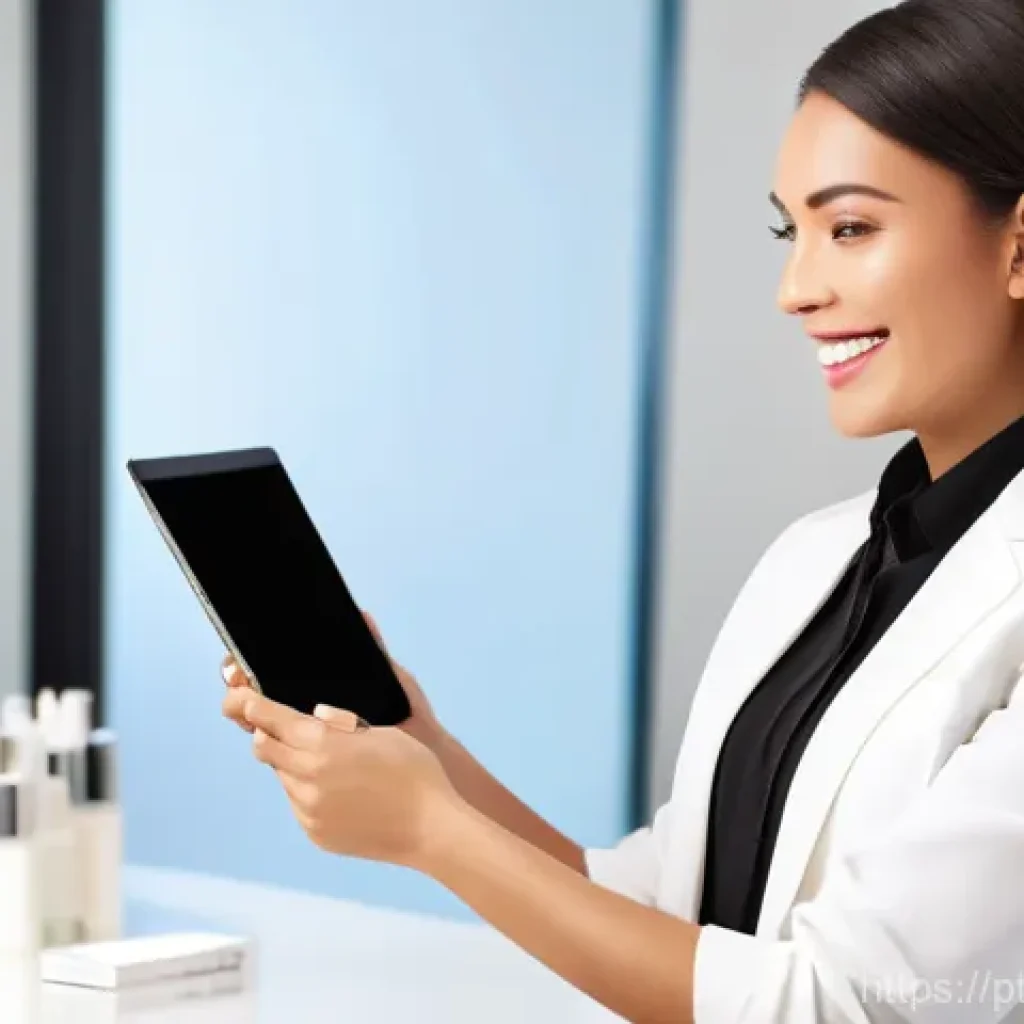 뷰티컨설턴트 HR과의 협상 방법 - **Prompt 1: The Expert Beauty Consultant in Action**
    "A highly skilled and elegantly dressed fem...