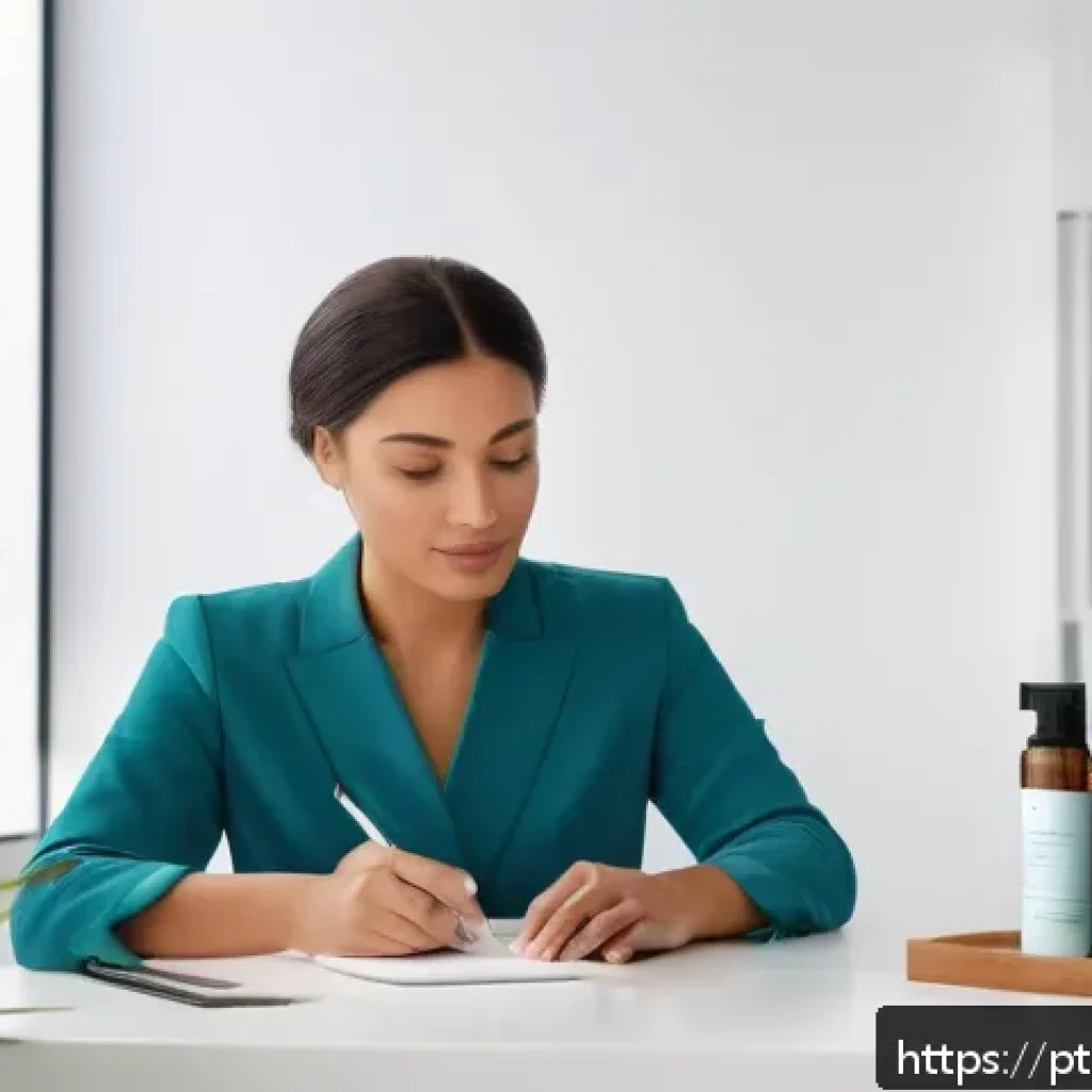뷰티컨설턴트 직업적 평가 기준 - A professional beauty consultant attentively listening to a diverse client in a modern, bright consu...