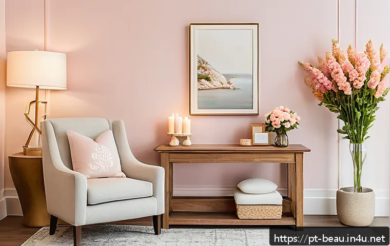 뷰티컨설턴트 고객 유치 비법 - A cozy and elegant beauty consultation room designed for a personalized client experience, featuring...